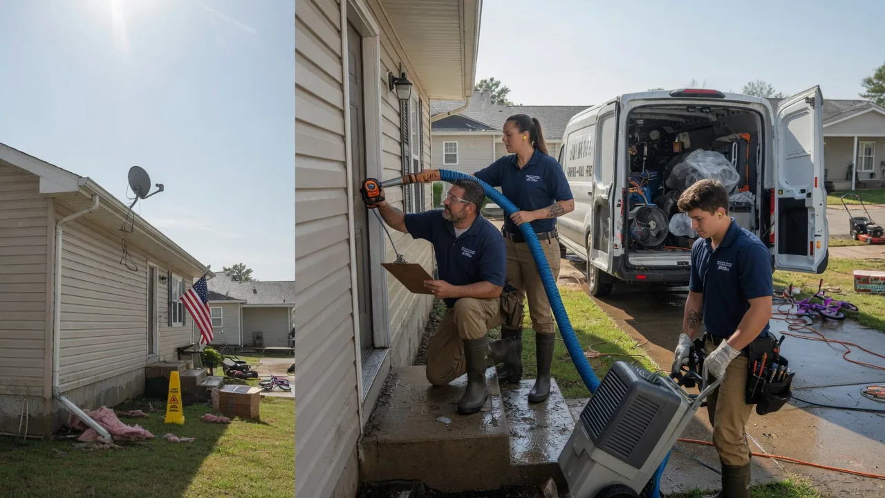 Ceiling Water Damage Restoration in Farmer, OH near me